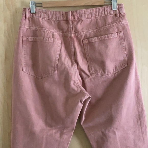 Zara Trafaluc Denimwear faded pink mom jeans - Picture 8 of 11